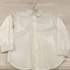 Classic White Kids Button Down Shirt